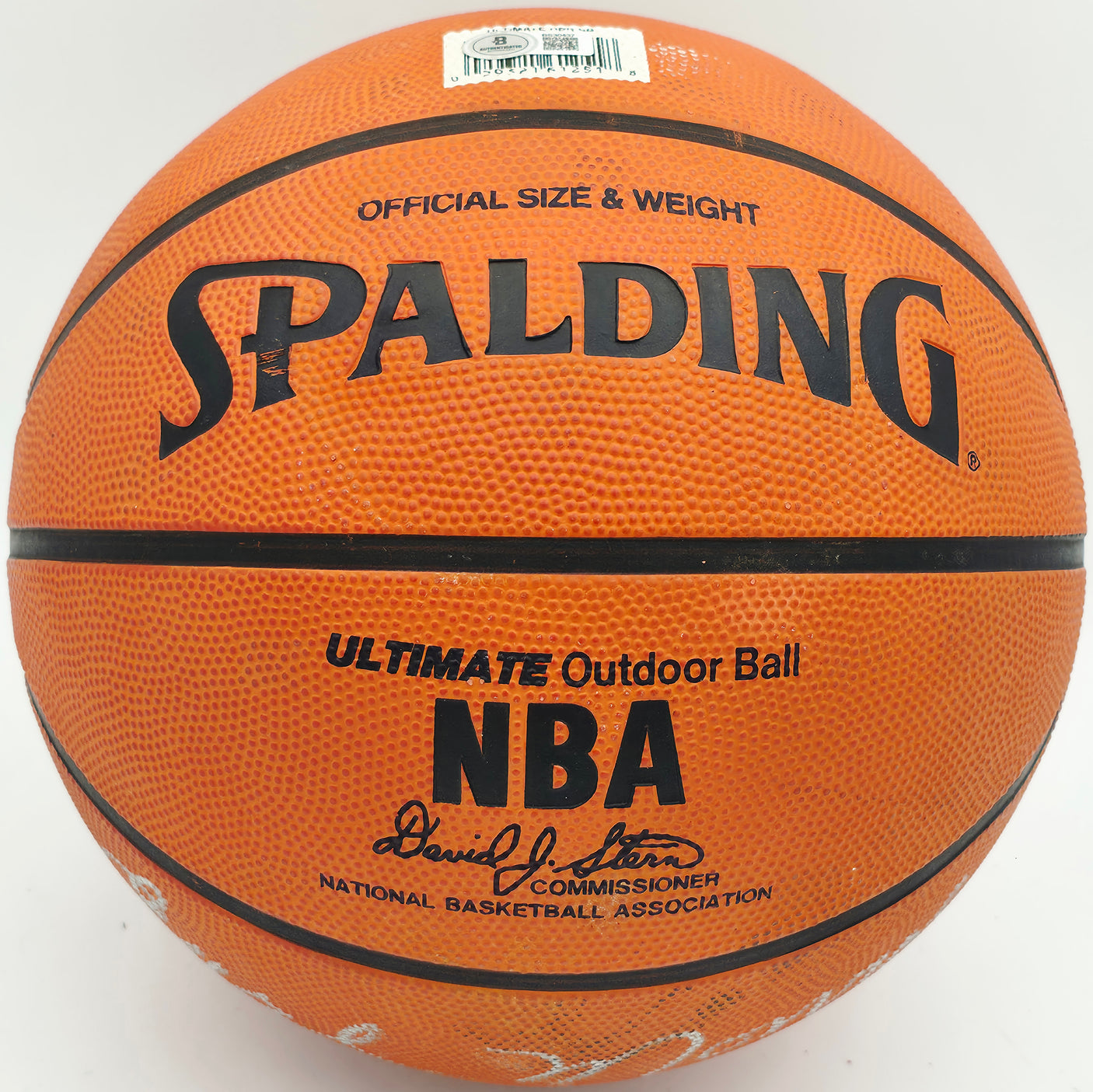 Earl The Pearl Monroe Autographed NBA Replica Basketball New York Knicks Beckett BAS QR #BS30437