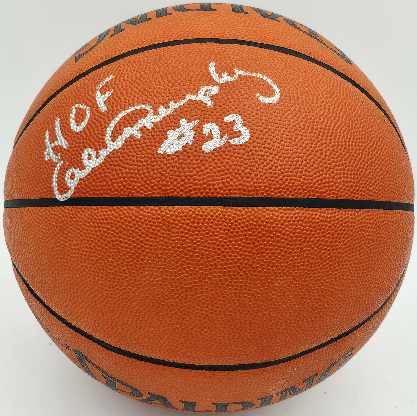 Calvin Murphy Autographed Spalding NBA Leather Game Basketball Houston Rockets "HOF" Beckett BAS QR #BS30433