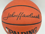 John Havlicek Autographed Spalding NBA Leather Game Basketball Boston Celtics UDA Holo & Beckett BAS QR #BS30428