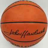 John Havlicek Autographed Spalding NBA Leather Game Basketball Boston Celtics UDA Holo & Beckett BAS QR #BS30428