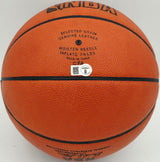 John Havlicek Autographed Spalding NBA Leather Game Basketball Boston Celtics UDA Holo & Beckett BAS QR #BS30428