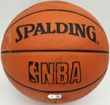 Bobby Jones Autographed Spalding NBA Leather Game Basketball Philadelphia 76ers Beckett BAS QR #BS30418
