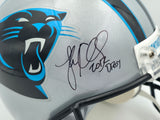 Luke Kuechly Autographed Carolina Panthers Silver Full Size Replica Helmet "2012 DROY" Beckett BAS QR #BS30326