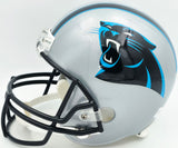 Luke Kuechly Autographed Carolina Panthers Silver Full Size Replica Helmet "2012 DROY" Beckett BAS QR #BS30326