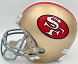 Steve Young Autographed San Francisco 49ers Gold Full Size Replica Helmet Beckett BAS QR #BR49988