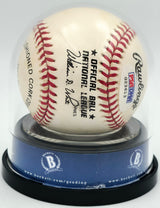 Willie Mays Autographed Official NL Baseball San Francisco Giants Auto Grade Mint 9 PSA/DNA & Beckett BAS #18285567