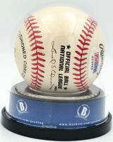 Willie Mays Autographed Official NL Baseball San Francisco Giants Auto Grade Mint 9 PSA/DNA & Beckett BAS #18285571