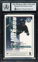 Ichiro Suzuki Autographed 2001 Upper Deck Victory Rookie Card #564 Seattle Mariners Auto Grade Gem Mint 10 Beckett BAS #18283143