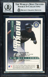 Ichiro Suzuki Autographed 2001 Upper Deck Victory Rookie Card #564 Seattle Mariners Auto Grade Gem Mint 10 Beckett BAS #18283144
