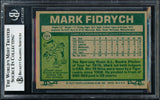 Mark "The Bird" Fidrych Autographed 1977 Topps Rookie Card #265 Detroit Tigers Beckett BAS #18283397