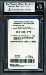 Tony Gwynn Autographed 1995 AmeriVox Phone Card San Diego Padres Beckett BAS #18283428