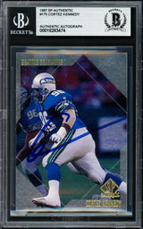 Cortez Kennedy Autographed 1997 SP Authentic Card #175 Seattle Seahawks Beckett BAS #18283474