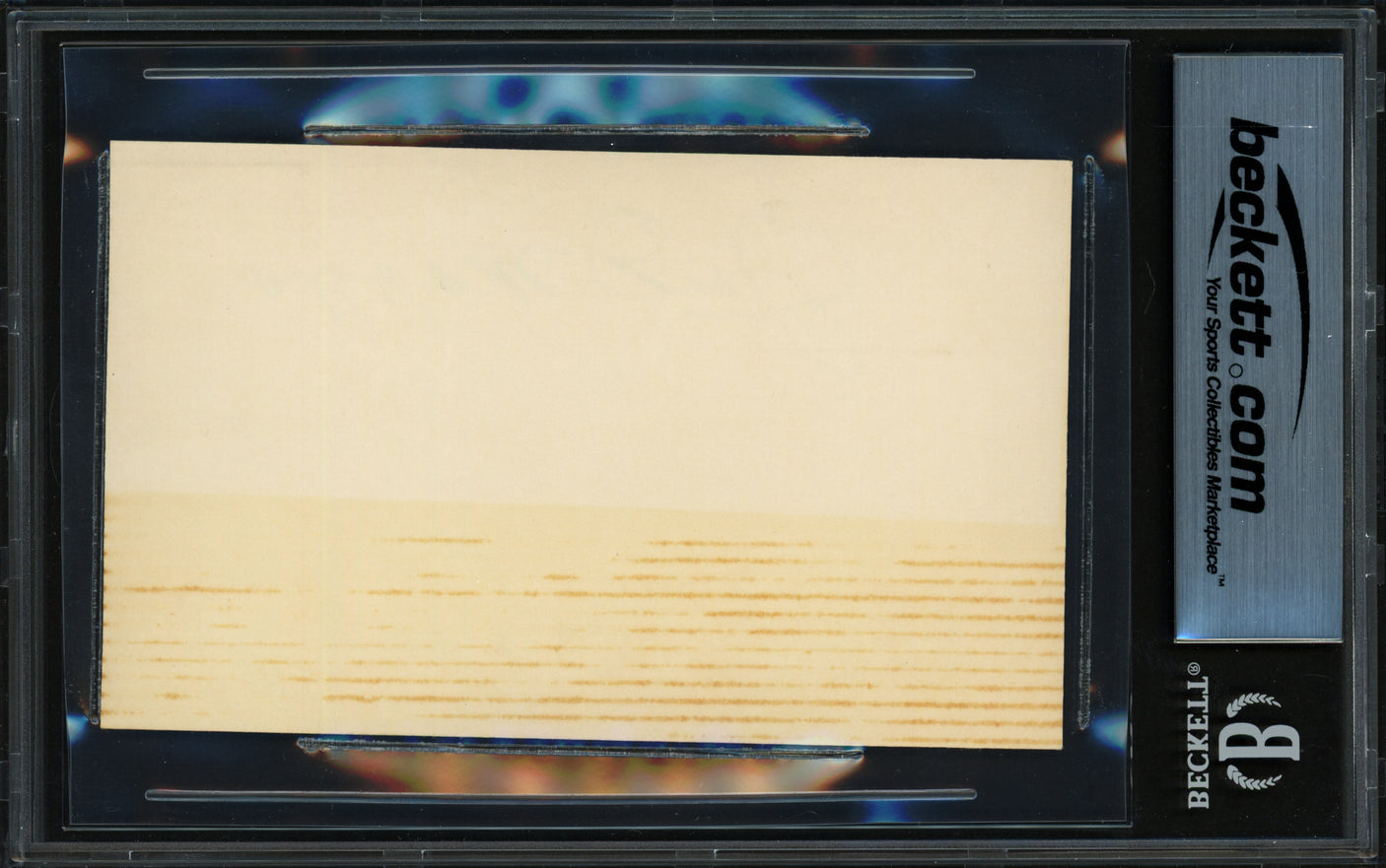 Joe DiMaggio Autographed 3x5 Index Card New York Yankees Beckett BAS #18284377