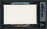 Don Hutson Autographed 3x5 Index Card Green Bay Packers Beckett BAS #18284391