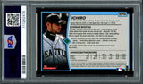 Ichiro Suzuki Autographed 2001 Bowman Draft Picks Rookie Card #84 Seattle Mariners PSA 7 Auto Grade Gem Mint 10 PSA/DNA #111292476