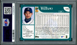 Ichiro Suzuki Autographed 2001 Topps Home Team Advantage Rookie Card #726 Seattle Mariners PSA 7 Auto Grade Gem Mint 10 PSA/DNA #111292439