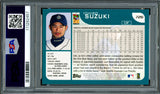 Ichiro Suzuki Autographed 2001 Topps Rookie Card #726 Seattle Mariners PSA 8 Auto Grade Gem Mint 10 "HOF 25" PSA/DNA #111292457