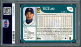 Ichiro Suzuki Autographed 2001 Topps Rookie Card #726 Seattle Mariners PSA 7 Auto Grade Gem Mint 10 "HOF 25" PSA/DNA #111292442