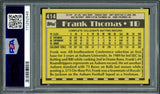 Frank Thomas Autographed 1990 Topps Rookie Card #414 Chicago White Sox PSA 10 Auto Grade Gem Mint 10 PSA/DNA #111292546