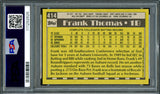 Frank Thomas Autographed 1990 Topps Rookie Card #414 Chicago White Sox PSA 8 Auto Grade Mint 9 PSA/DNA #111292626