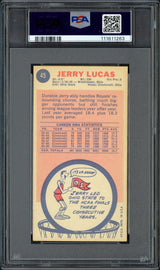 Jerry Lucas Autographed 1969-70 Topps Rookie Card #45 San Francisco Royals PSA 4 Auto Grade Mint 9 PSA/DNA #111611263