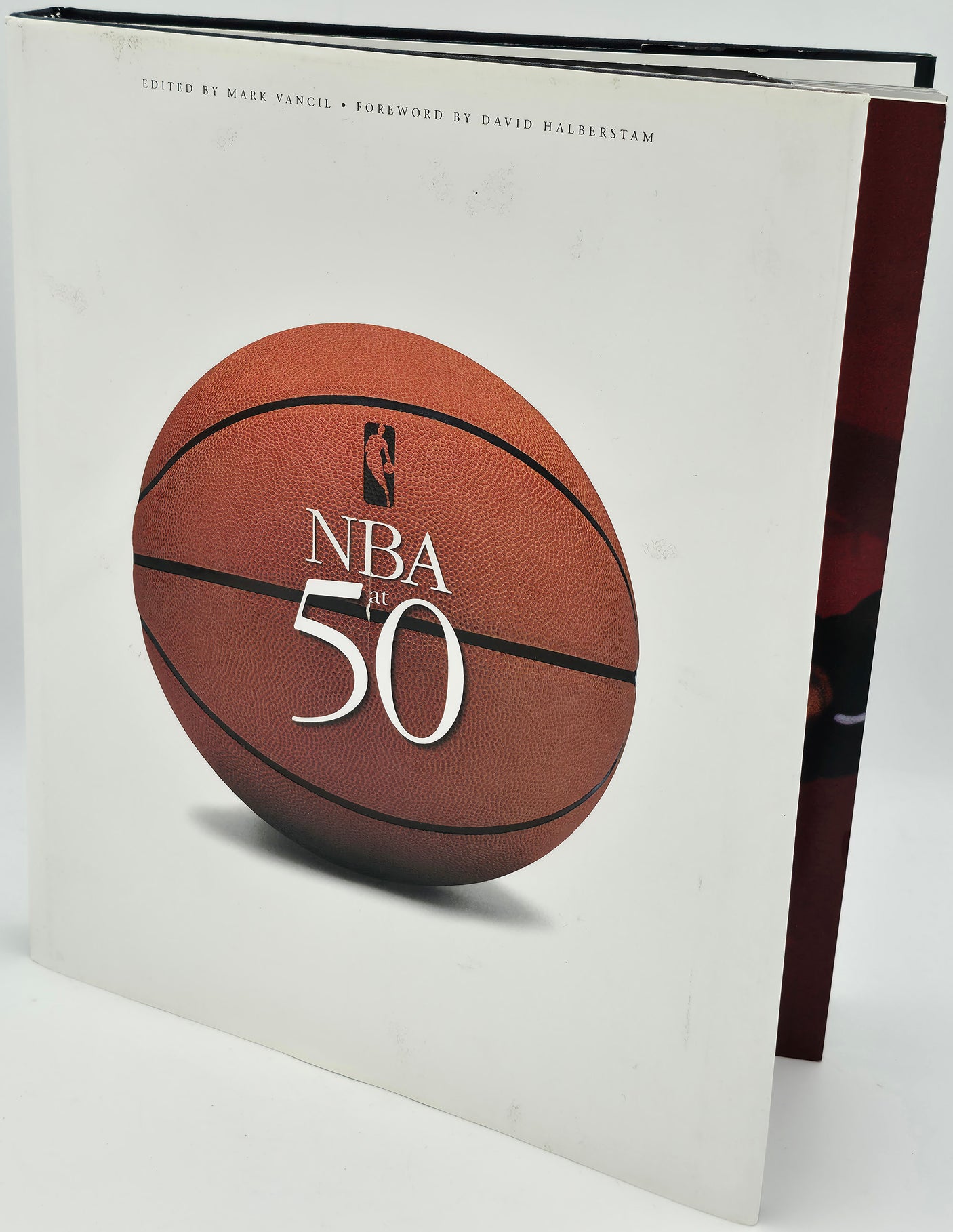 Wilt Chamberlain Autographed "NBA at 50" Book Los Angeles Lakers Beckett BAS #AE16688