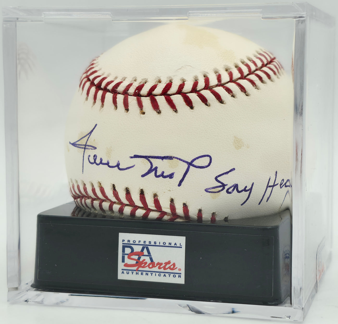 Willie Mays Autographed Official MLB Baseball San Francisco Giants PSA 10 Auto Grade Gem Mint 10 "Say Hey" (Toned) PSA/DNA #81437205