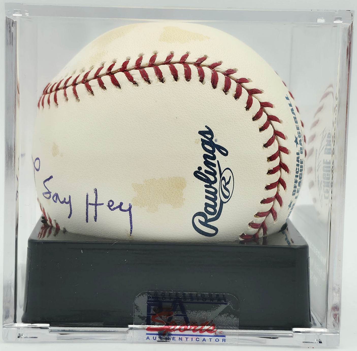 Willie Mays Autographed Official MLB Baseball San Francisco Giants PSA 10 Auto Grade Gem Mint 10 "Say Hey" (Toned) PSA/DNA #81437205