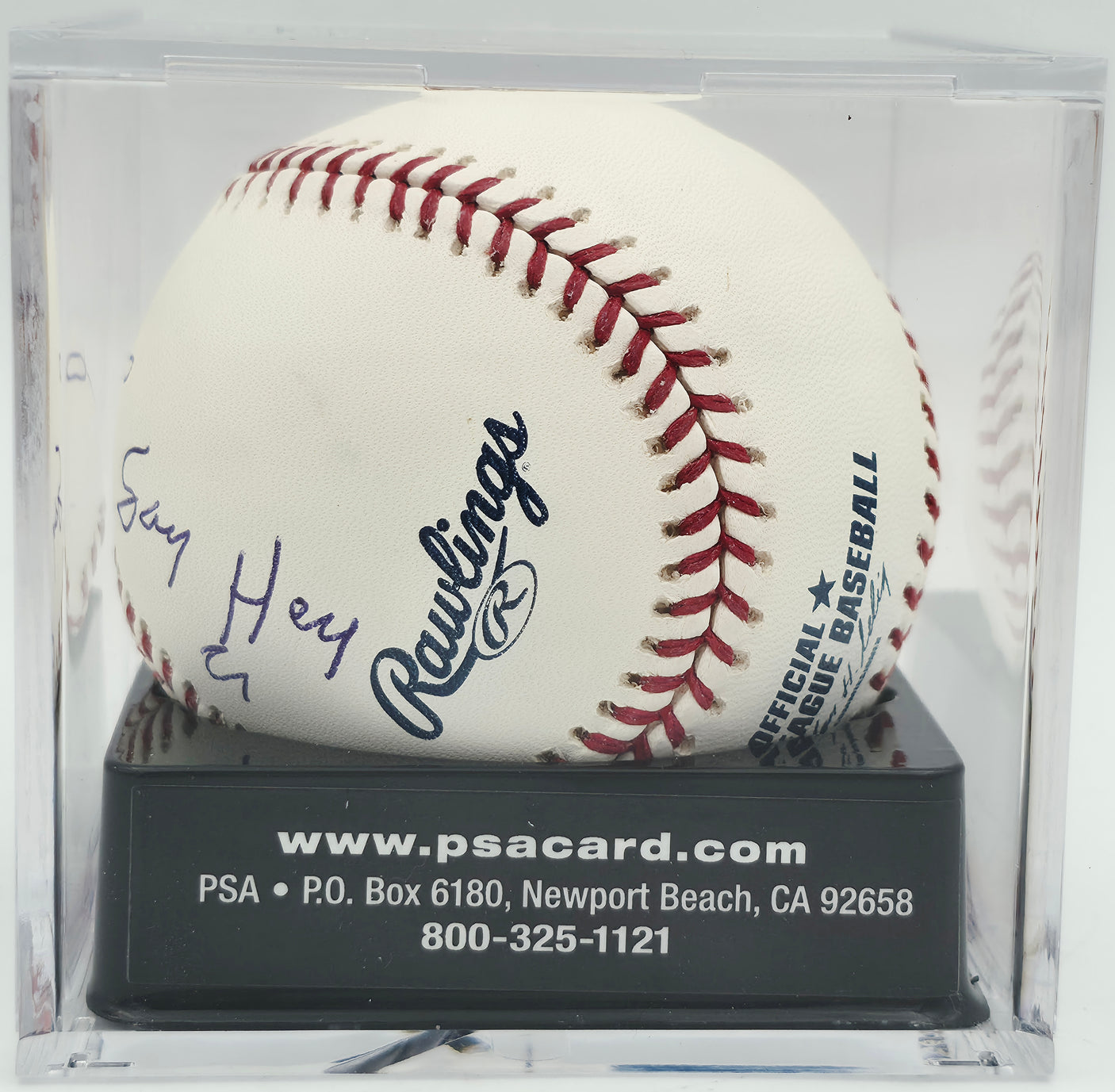 Willie Mays Autographed Official MLB Baseball San Francisco Giants PSA 9 Auto Grade Mint 9 "Say Hey" PSA/DNA #81434784