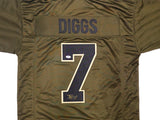 Dallas Cowboys Trevon Diggs Autographed Army Green Jersey PSA/DNA Stock #233653