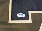 Dallas Cowboys Trevon Diggs Autographed Army Green Jersey PSA/DNA Stock #233653
