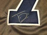 Dallas Cowboys Trevon Diggs Autographed Army Green Jersey Beckett BAS Witness Stock #233655