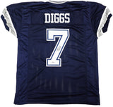 Dallas Cowboys Trevon Diggs Autographed Blue Jersey PSA/DNA Stock #233662