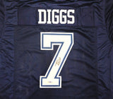 Dallas Cowboys Trevon Diggs Autographed Blue Jersey PSA/DNA Stock #233662