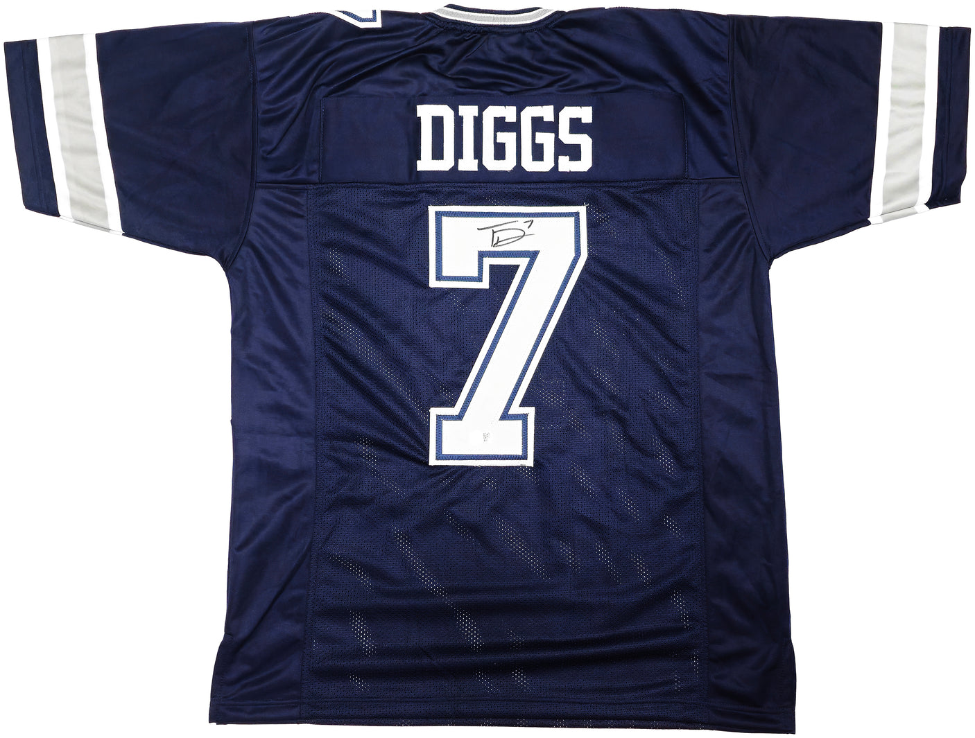 Dallas Cowboys Trevon Diggs Autographed Blue Jersey TriStar Stock #233663