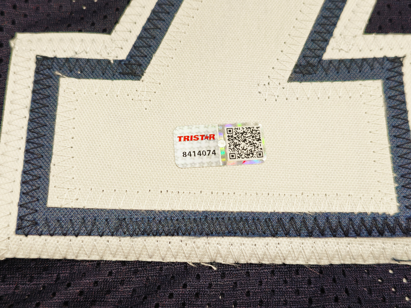 Dallas Cowboys Trevon Diggs Autographed Blue Jersey TriStar Stock #233663