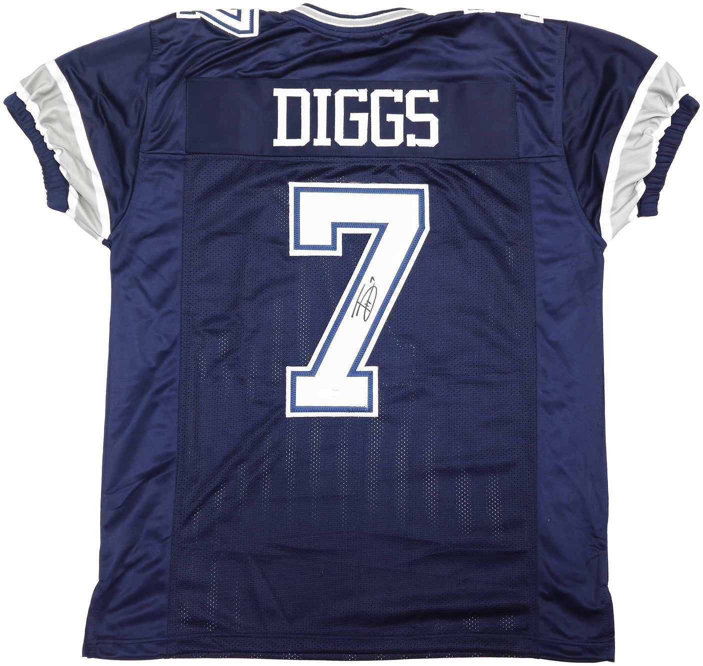 Dallas Cowboys Trevon Diggs Autographed Blue Jersey TriStar Stock #233664