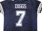 Dallas Cowboys Trevon Diggs Autographed Blue Jersey TriStar Stock #233664