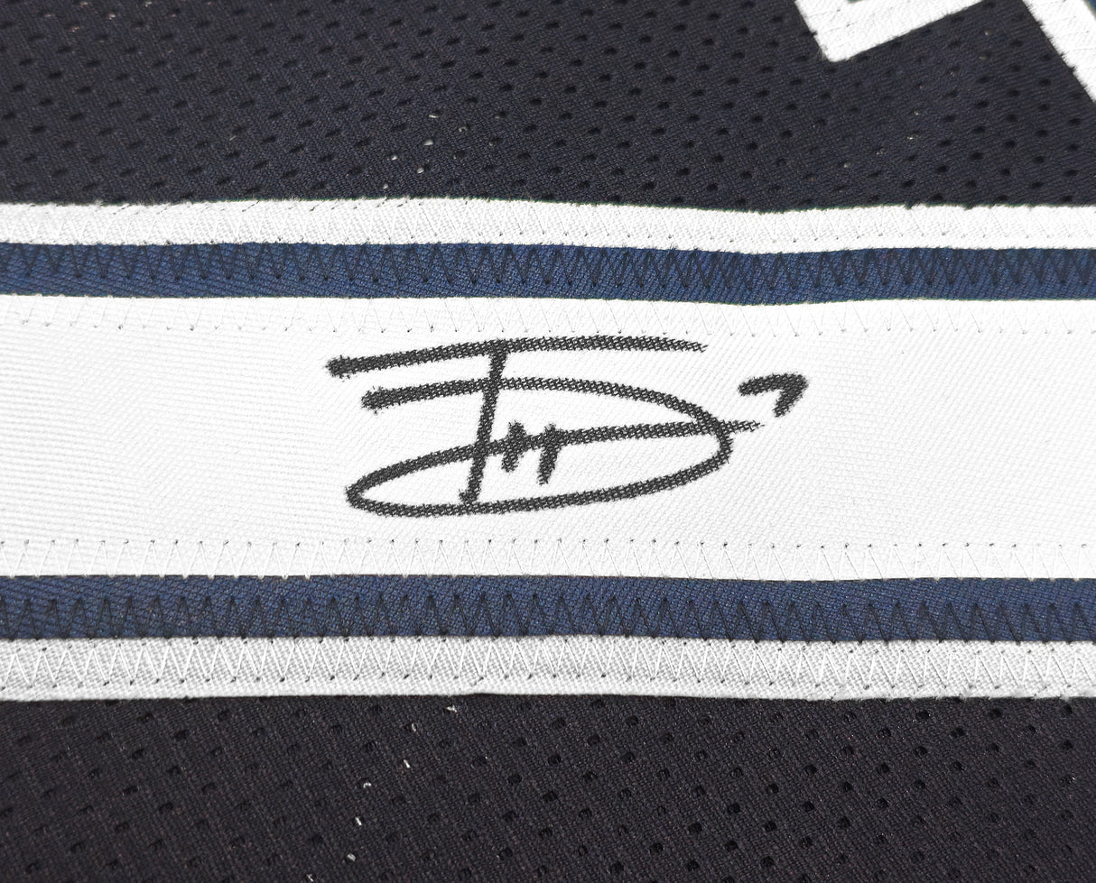 Dallas Cowboys Trevon Diggs Autographed Blue Jersey TriStar Stock #233664