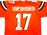 Cleveland Browns Dorian Thompson-Robinson Autographed Orange Jersey Beckett BAS Witness Stock #233369