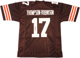 Cleveland Browns Dorian Thompson-Robinson Autographed Brown Jersey Beckett BAS Witness Stock #233370