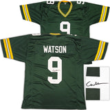 Green Bay Packers Christian Watson Autographed Green Jersey Beckett BAS Witness Stock #233367