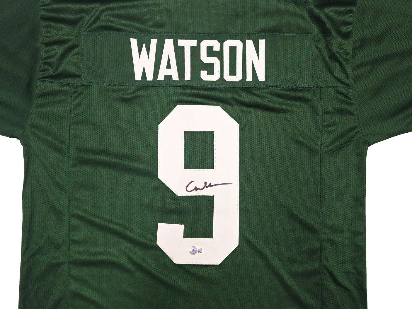 Green Bay Packers Christian Watson Autographed Green Jersey Beckett BAS Witness Stock #233367
