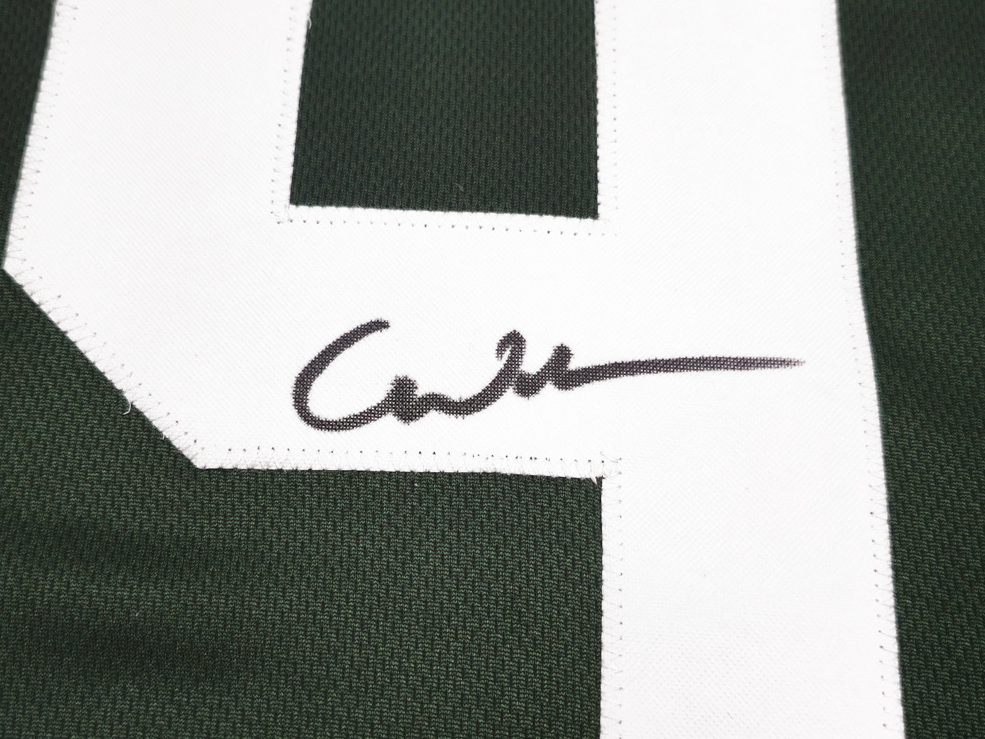 Green Bay Packers Christian Watson Autographed Green Jersey Beckett BAS Witness Stock #233367