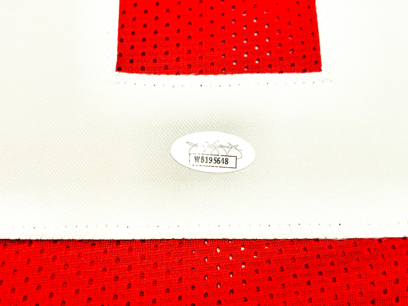 San Francisco 49ers Frank Gore Autographed Red Jersey JSA Stock #233380