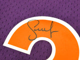 Phoenix Suns Steve Nash Autographed Purple Authentic Mitchell & Ness 2005-06 Hardwood Classic Swingman Jersey Size XL Beckett BAS Witness Stock #233680
