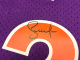Phoenix Suns Steve Nash Autographed Purple Authentic Mitchell & Ness 2005-06 Hardwood Classic Swingman Jersey Size L Beckett BAS Witness Stock #233679