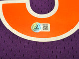 Phoenix Suns Steve Nash Autographed Purple Authentic Mitchell & Ness 2005-06 Hardwood Classic Swingman Jersey Size L Beckett BAS Witness Stock #233679