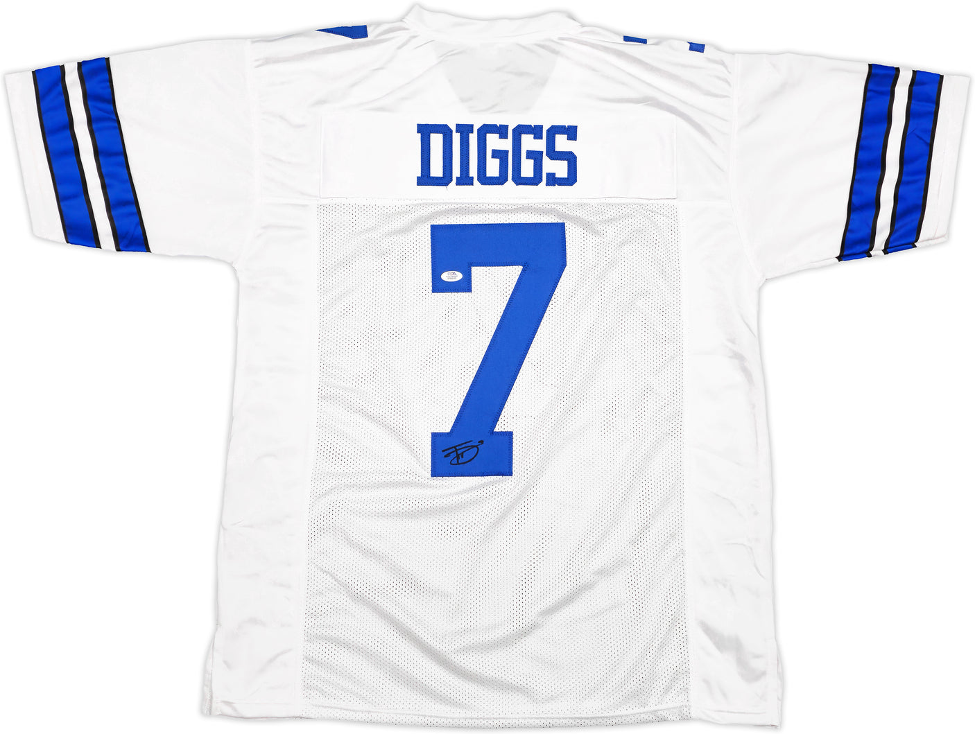 Dallas Cowboys Trevon Diggs Autographed White Jersey PSA/DNA Stock #233668