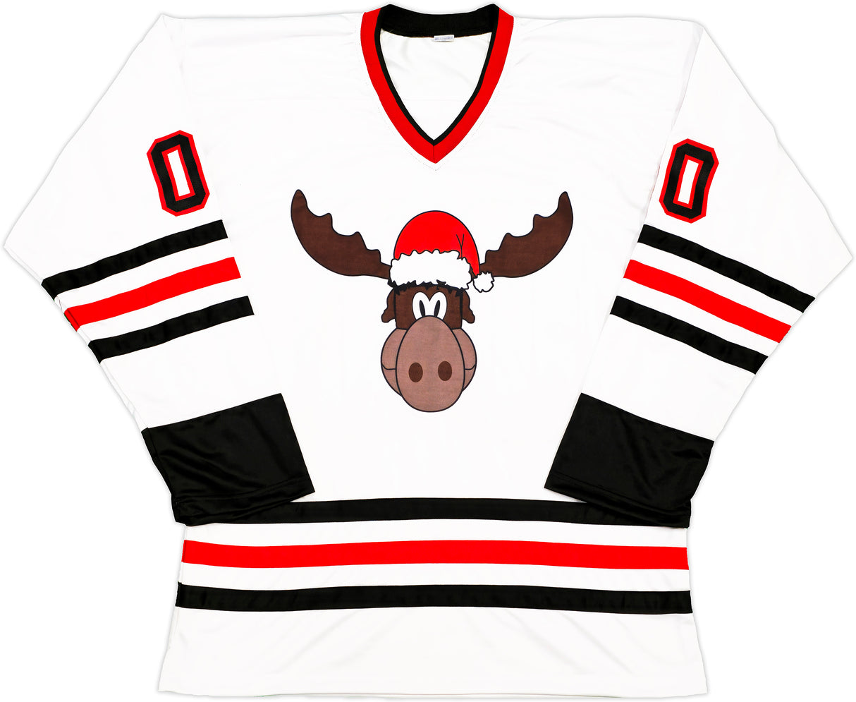 Christmas Vacation Chevy Chase Autographed White Jersey Griswold Beckett BAS QR Stock #233372